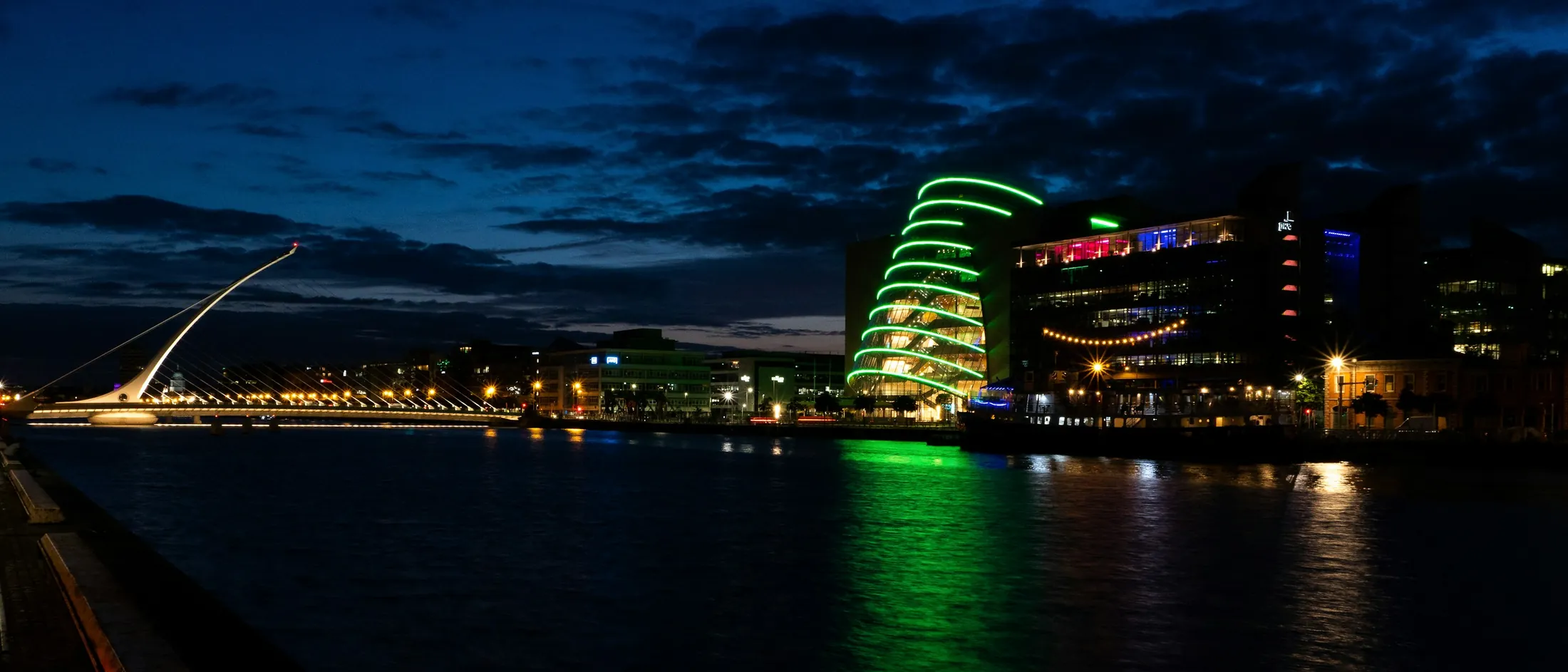 Dublin at night